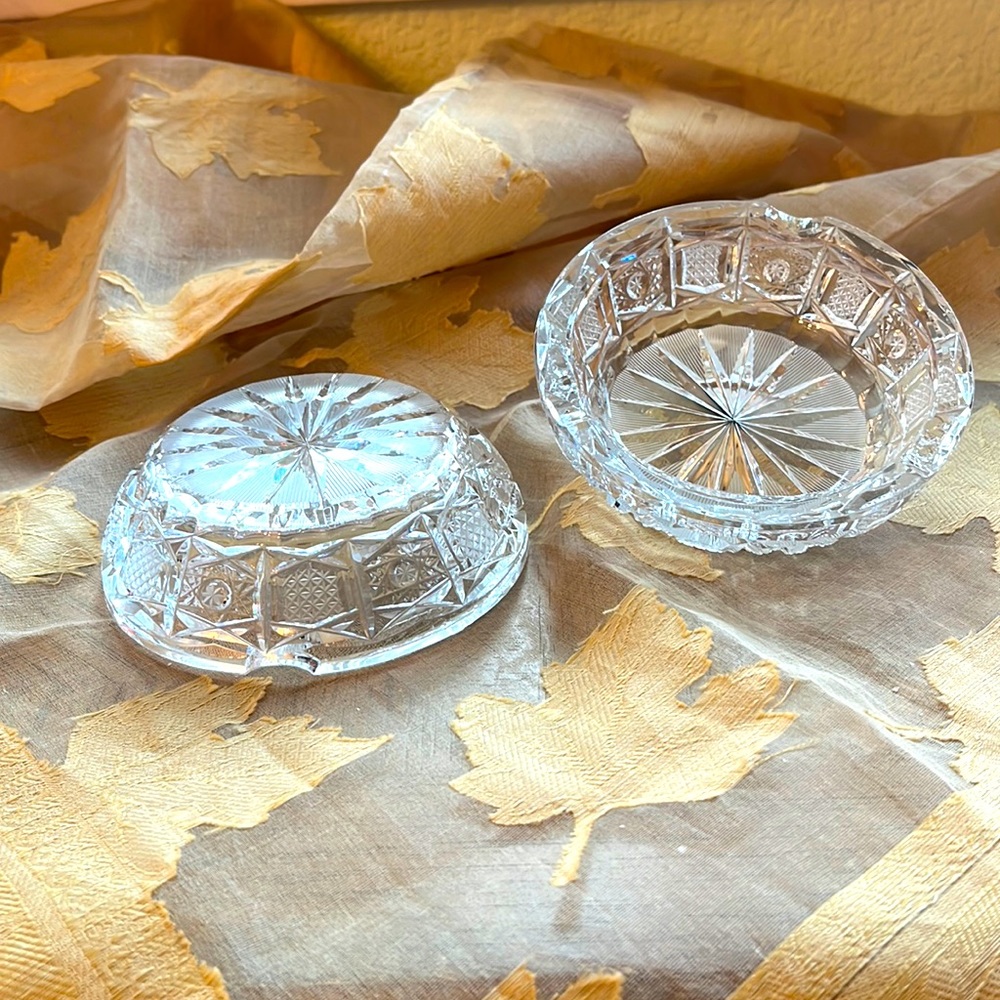 Cut Crystal ashtray